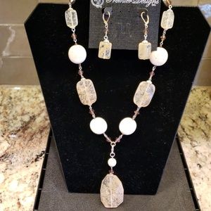 Premier Designs necklace and earrings set